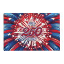 Search for blue paper placemats July 4th