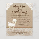Search for lamb baby shower invitations Rustic