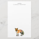 Search for cute stationery paper fox