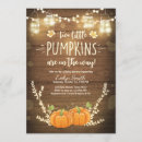 Search for twin pumpkin invitations Rustic