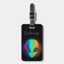 Search for alien luggage tags little green men