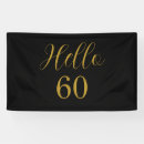 Search for 60th birthday banners Typography