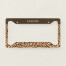 Search for leopard license plates Girly