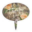 Search for wood cake toppers String lights