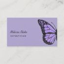 Search for purple butterfly business cards Elegant