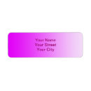 Search for neon return address labels Color