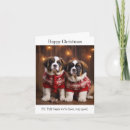 Search for st bernard christmas cards Puppies
