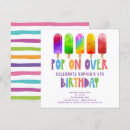 Search for pop on over birthday invitations Modern