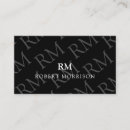 Search for monogram logo business cards Masculine