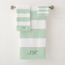 Search for green white stripe pattern bath towels Trendy