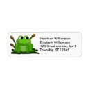 Search for frog return address labels Cartoon