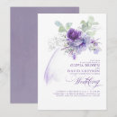 Search for purple and gray wedding invitations Couple