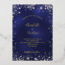 Search for glitter wedding invitations Gold
