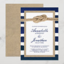 Search for navy blue and coral wedding invitations For her
