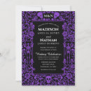 Search for black and purple invitations Elegant