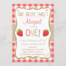 Search for berry sweet one birthday invitations Girl