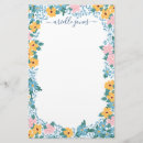 Search for business stationery paper Flowers