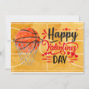 Search for basketball valentines day cards Player