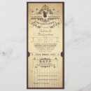Search for retro movie ticket invitations Vintage