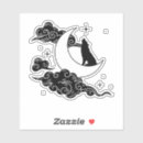 Search for wolf howling moon stickers Moonlight