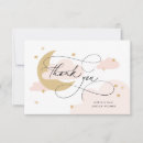 Search for moon and stars thank you cards Elegant