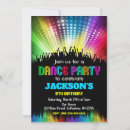 Search for lets dance party invitations For kids