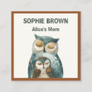 Search for mommy business cards Emergency contact