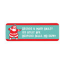 Search for santa claus return address labels Merry christmas