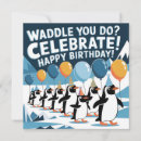 Search for funny penguin birthday cards Party