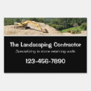 Search for construction business outdoor signs Landscaping