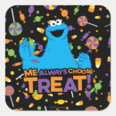 Search for trick or treat stickers Cookie monster
