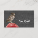 Search for home tutor business cards Chalkboard
