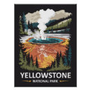 Search for yellowstone national park posters Wyoming montana vacation