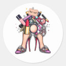 Search for gold high heel shoe stickers Birthday