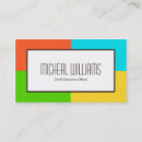 Search for bright orange neon business cards Color