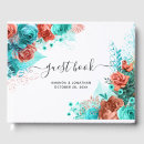 Search for floral wedding guest books Trendy
