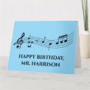 Search for personalized music cards birthday