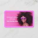 Search for african american hair stylist business cards Afro