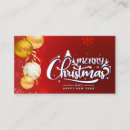 Search for xmas decorations business cards Santa claus