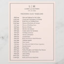 Search for schedule of events weddings Modern