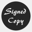 Search for signed by author stickers Promo