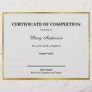 Search for certificate awards Business