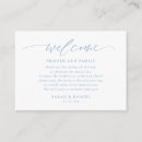 Search for welcome card weddings Out of town guests