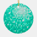 Search for aqua ornaments Glitter