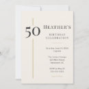 Search for dinner 50th birthday invitations Elegant