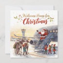 Search for aviation christmas cards Santa