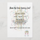 Search for clock new years eve party invitations Watercolor