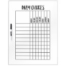 Search for dry erase chore chart Chores