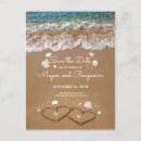 Search for beach wedding save the date postcards Coastal