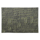 Search for faux leather placemats Alligator